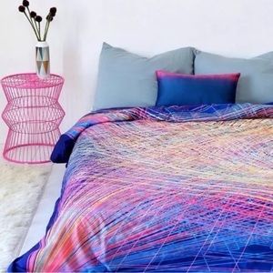 Urban Outfitters Magical Thinking Fade Out Ombré Overstuffed Throw Pillow